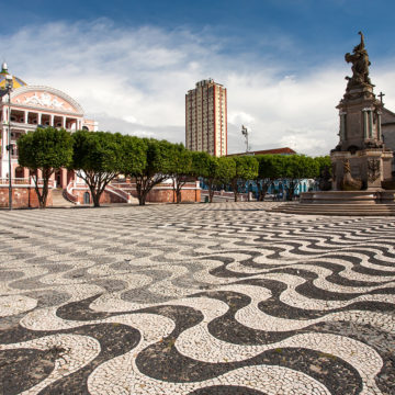 巴西-瑪瑙斯市區-manaus city sidewalk-M