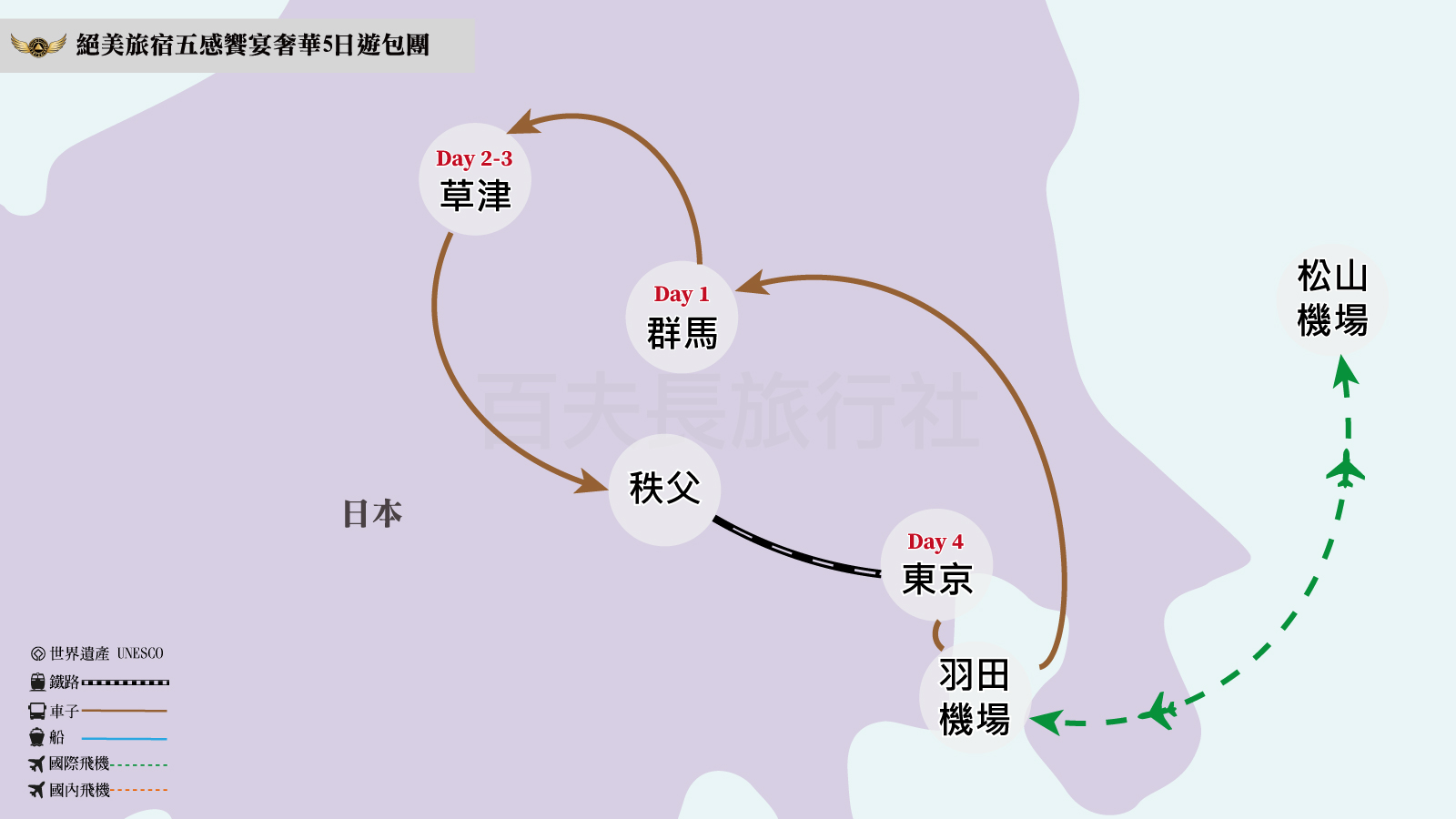 絕美旅宿五感饗宴奢華5日遊包團